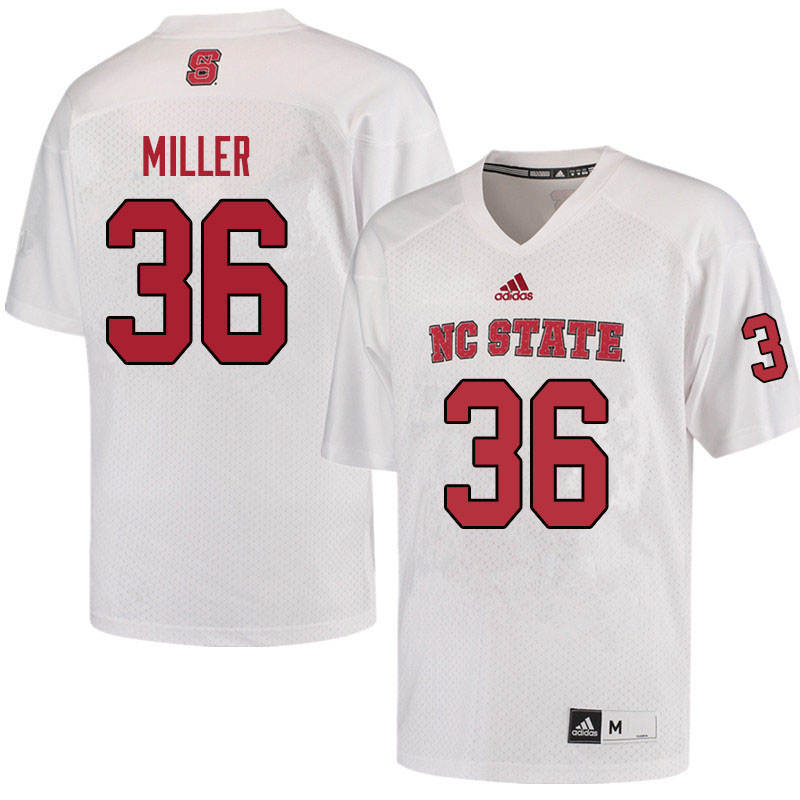 Men #36 Brock Miller NC State Wolfpack College Football Jerseys Sale-Red